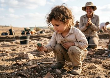 Menino de 3 anos encontra “pedra bonita” que era, na verdade, um selo egípcio de 3.800 anos