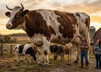 A vaca mais alta do mundo entrou para o Guinness e impressionou veterinários