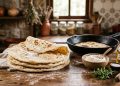 Esse pão folha fica tão versátil que substitui pão, wrap e até pizza em minutos