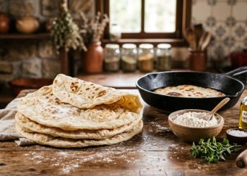 Esse pão folha fica tão versátil que substitui pão, wrap e até pizza em minutos