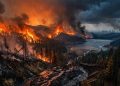 Cientistas alertam que os incêndios florestais podem contaminar rios e água potável muito depois do fogo