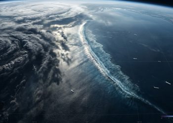 Pela primeira vez, um tsunami gigante é registrado em alta resolução pela NASA