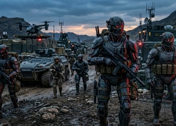 O robô humanoide militar capaz de reconhecer ameaças e operar armas automaticamente