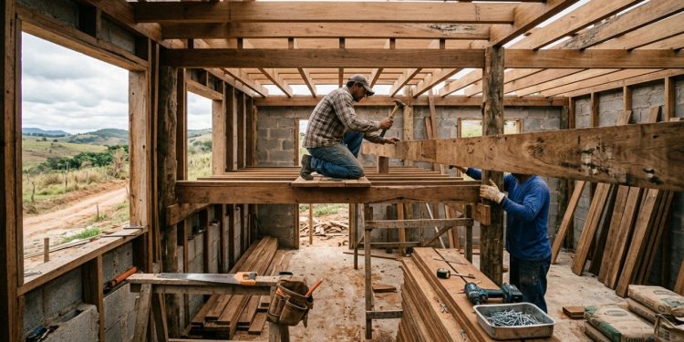 A técnica que permite construir um segundo andar barato e funcional
