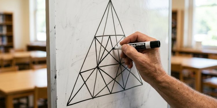 Você consegue descobrir quantos triângulos existem nesta imagem sem errar?