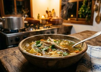 A sopa considerada “puro colágeno” que muita gente está usando na quebra de jejum