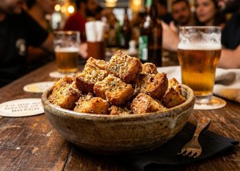 O pão amanhecido virou um petisco tão crocante e viciante que parece comida de boteco famoso
