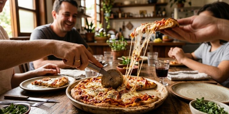 A pizza de liquidificador que fica pronta rápido e salva qualquer refeição