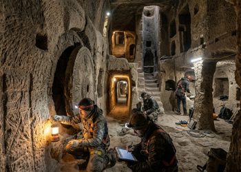 Arqueólogos encontraram uma cidade subterrânea tão grande que pode ter abrigado 20 mil pessoas