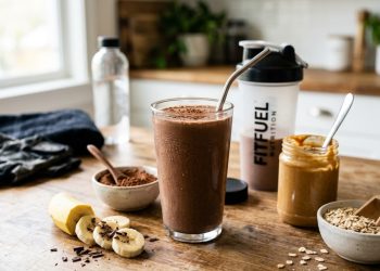 O shake que turbina o pré-treino e entrega cremosidade com sabor de chocolate