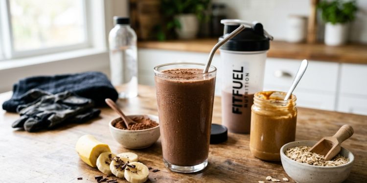 O shake que turbina o pré-treino e entrega cremosidade com sabor de chocolate