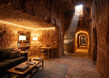 Maior cidade subterrânea do mundo impressiona com casas escavadas no deserto