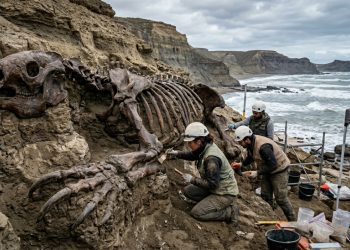 Um fóssil de preguiça-gigante encontrado na Argentina está intrigando paleontólogos
