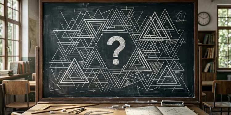 Enigma visual desafia a internet: quantos triângulos existem na imagem?