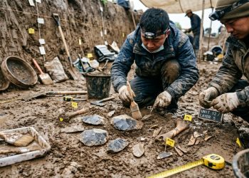A descoberta de utensílios pré-históricos mostra a criatividade humana durante a Era do Gelo
