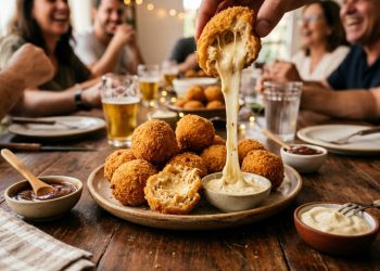 Derretem na boca: esses bolinhos de frango recheados com queijo são a aposta perfeita para servir em encontros e festas