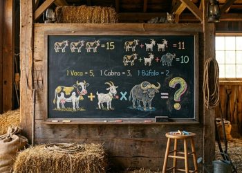 Animais, números e lógica: o quebra-cabeça do celeiro que está confundindo até os mais espertos