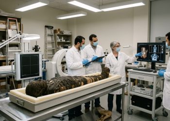 A tecnologia de tomografias revelou um segredo escondido em múmias de mais de 2.300 anos