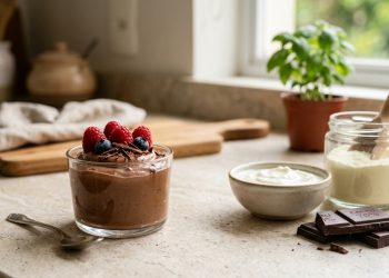 A receita de mousse saudável que leva apenas 3 ingredientes e fica super cremosa