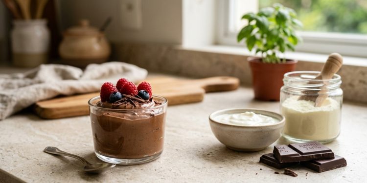 A receita de mousse saudável que leva apenas 3 ingredientes e fica super cremosa