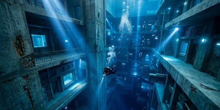 A piscina mais profunda do mundo esconde uma cidade submersa impressionante