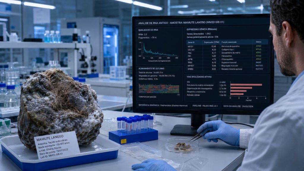 Um mamute congelado por 39 mil anos acaba de revelar um segredo biológico que parecia impossível de recuperar