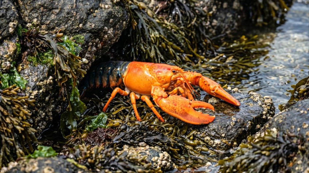 A lagosta ultrarrara que nasceu dividida em duas cores e surpreendeu cientistas