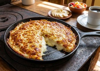 A tapioca de cuscuz crocante e douradinha que deixa qualquer café da manhã com cara de brunch especial