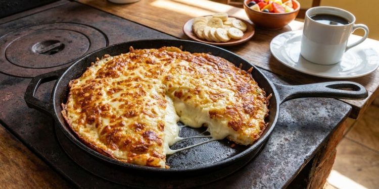 A tapioca de cuscuz crocante e douradinha que deixa qualquer café da manhã com cara de brunch especial
