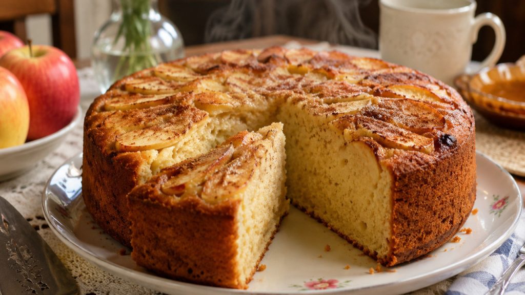 bolo de maçã