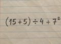 Se você consegue resolver “(15 + 5) ÷ 4 + 7²” sem ajuda da calculadora, seu raciocínio lógico pode ser excepcional