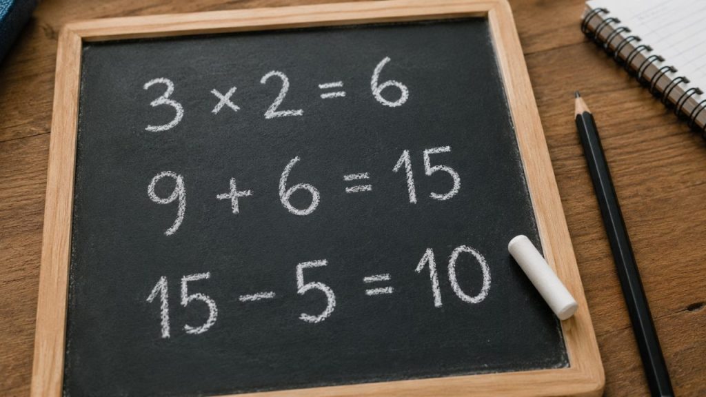 Desafio de matemática simples: você consegue resolver (9 + 3 × 2) − 5 sem errar?