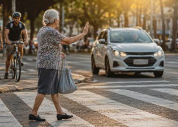 O que significa agradecer com um aceno ao atravessar a rua, segundo especialistas