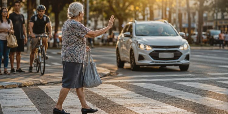 O que significa agradecer com um aceno ao atravessar a rua, segundo especialistas