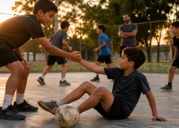 Um estudo revelou que meninos que praticam esportes desenvolvem uma habilidade essencial para a vida