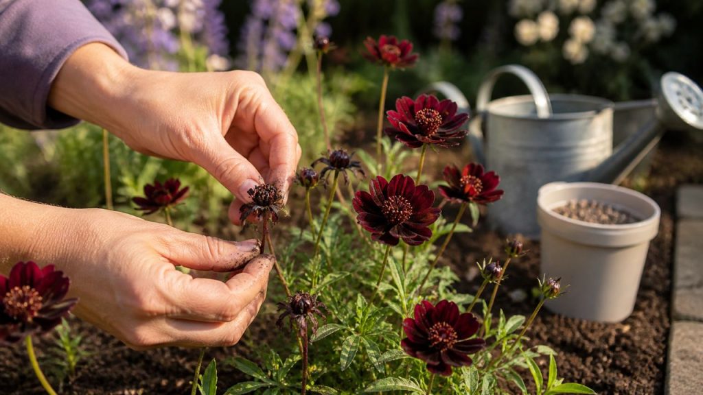 As flores que têm aroma de chocolate e florescem até no outono sem esforço