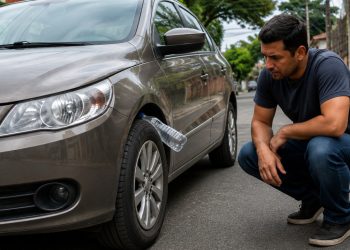 Qual o verdadeiro significado de deixar uma garrafa no pneu do carro? Motoristas precisam saber disso urgentemente