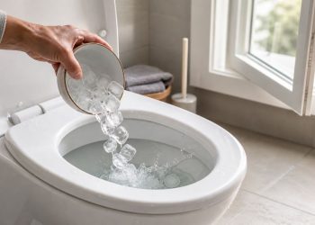 Colocar cubos de gelo no vaso sanitário: por que é recomendado fazê-lo ao menos uma vez por semana
