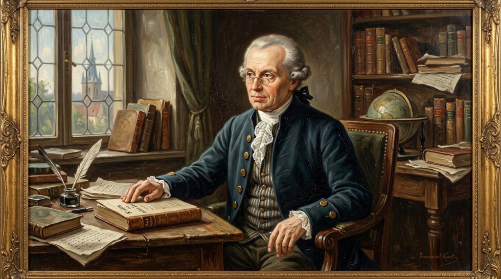 Citação do dia por Immanuel Kant: “Se você castigar uma criança por sua má conduta e presenteá-la por agir corretamente, ela fará o bem apenas pelo benefício.”