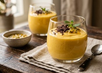 A mousse de maracujá com apenas 3 ingredientes que está conquistando quem odeia receitas complicadas