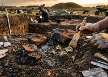 Arqueólogos encontraram pedras queimadas e pirita na Inglaterra, e elas podem ser a prova mais antiga de humanos fazendo fogo