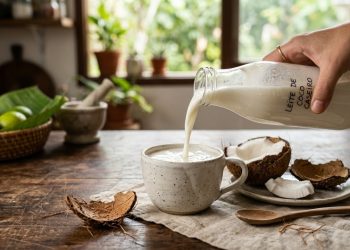 Leite de coco caseiro em minutos: natural, cremoso e muito mais saboroso que o industrializado