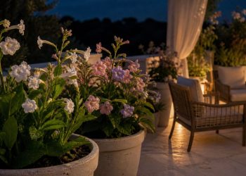 A flor que perfuma os terraços à noite com um cheiro super agradável e encanta os vizinhos
