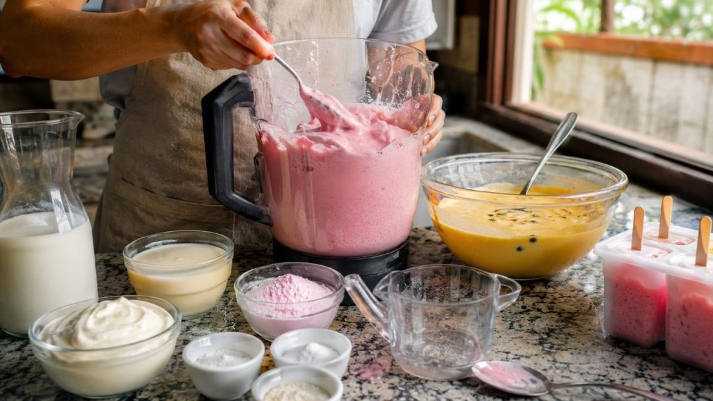 O picolé caseiro tão cremoso que muita gente diz ser melhor que o de sorveteria