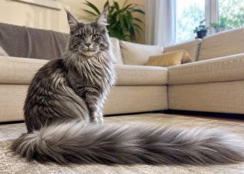 O gato com o maior rabo do mundo virou sensação após entrar para o Guinness