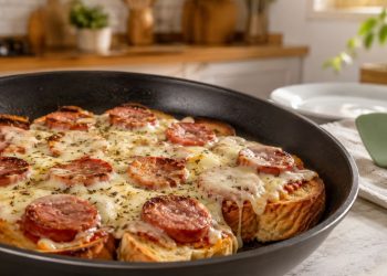 Sem massa e sem forno: pizza de frigideira com pão amanhecido fica pronta em minutos e está mudando o reaproveitamento na cozinha