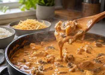Receita fácil de strogonoff de frango promete muito sabor sem complicação