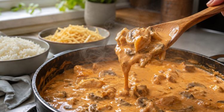 Receita fácil de strogonoff de frango promete muito sabor sem complicação