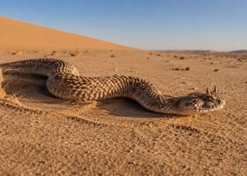 A cobra com “chifres” acima dos olhos que parece saída de um filme existe de verdade
