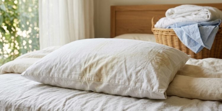 Como eliminar manchas de suor e odores dos travesseiros que você planejava jogar no lixo